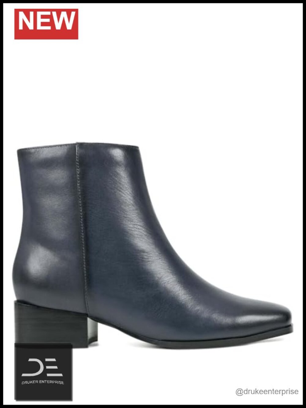 Easy Spirit Sidney Dress Booties Calfskin Leather Ankle Boots Zip - Picture 4 of 5